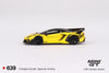 1/64 Mini GT MGT00639-R Lamborghini LB-Silhouette Works Aventador GT EVO Yellow RHD
