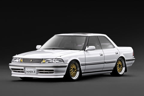 (Pre-Order) 1/18 Ignition Model IG3854 Toyota Mark II 2.5 Grande Limited (JZX81) White