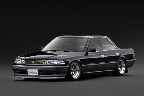 (Pre-Order) 1/18 Ignition Model IG3859 Toyota Mark II 2.5 Grande Limited (JZX81) Black/ Gun Metallic