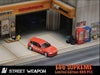 1/64 Street Weapon SWHCEG6SNGR Honda Civic EG6 Supreme No Good Racing