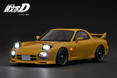 (Pre-Order) 1/18 Ignition Model IG3940 Initial D Mazda RX-7 Mazda Speed A-spec (FD3S) Yellow Sound & LED Version