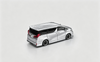 (Pre-Order) 1/64 Model Model MM64-ALPHARD-004 Toyota Alphard Customized Version Liquid Metallic Silver