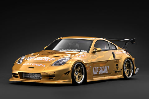 (Pre-Order) 1/18 Ignition Model IG4046 Top Secret Fairlady Z (Z33) Gold