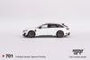 (Pre-Order) 1/64 Mini GT MGT00701-R Audi ABT RS6-R Glacier White Metallic RHD