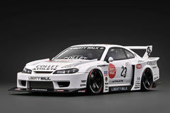 (Pre-Order) 1/18 Ignition Model IG4137 LB-Super Silhouette S15 Silvia White