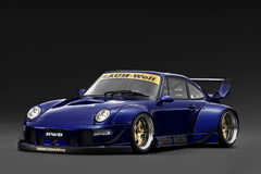 (Pre-Order) 1/18 Ignition Model IG4155 RWB 993 Blue Metallic