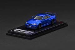 (Pre-Order) 1/64 Ignition Model IG4174 Nissan Skyline GT-R (BNR34) Nismo Customized Blue Metallic