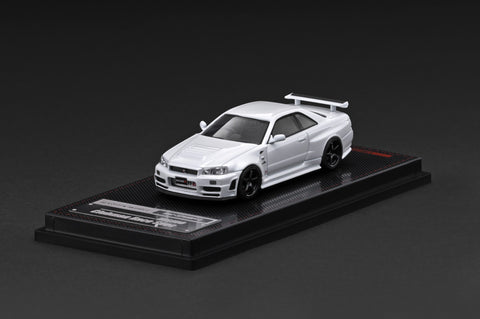 (Pre-Order) 1/64 Ignition Model IG4175 Nissan Skyline GT-R (BNR34) Nismo Customized White Metallic