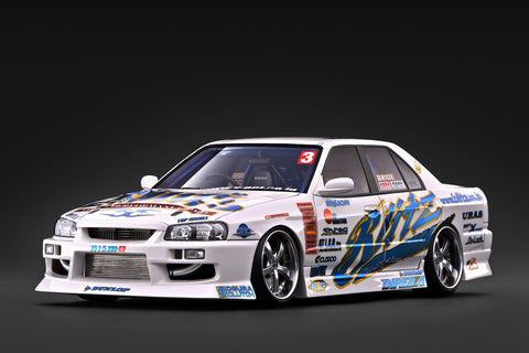 (Pre-Order) 1/18 Ignition Model IG4195 URAS Skyline ER34 2004 D1 Spec Replica