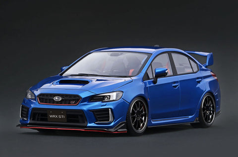 (Pre-Order) 1/18 Ignition Model IG4312 Subaru WRX STI (CBA-VAB) Blue Metallic