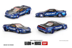 (Pre-Order) 1/64 Mini GT KHMG137 Honda NSX Evasive Blue/ Carbon LHD