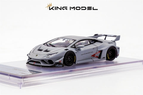 (Pre-Order) 1/64 King Model KMLHCG Lamborghini Huracan LP610-4 Combat Grey LHD