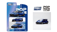 (Pre-Order) 1/64 Pop Race PRE004 Pandem GR Yaris Metallic Blue