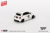 (Pre-Order) 1/64 Mini GT MGT00809-L LB-Works x Abas Works Abarth 595 Gara White LHD