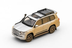 1/64 GCD 151 Toyota Land Cruiser LC200 Custom Version Silver Weathered RHD