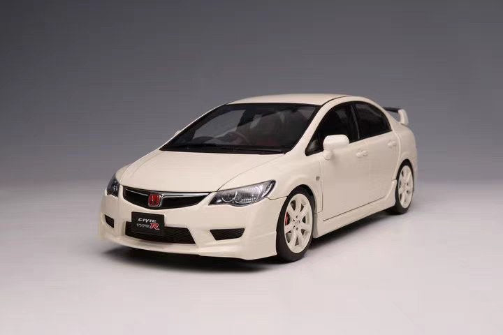 Civic Type R ホワイト ミニカー1/18 Honda Civic Type R 1/18 Model Car by AUTOart | LIVECARMODEL