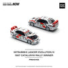 (Pre-Order) 1/64 Pop Race PR640165 Mitsubishi Lancer Evolution 4 Rally De Catalunya 1997 Winner