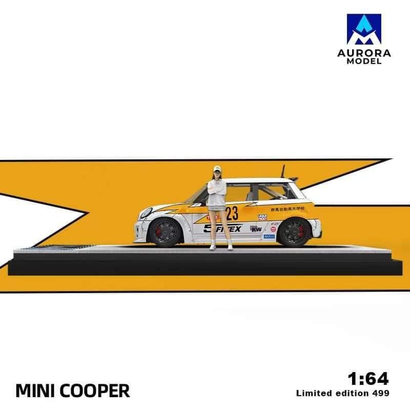 1/18 IVY Models Mini Cooper LB Performance Liberty walk in Pink Pig Leather Base 1/18 IVY Models Mini Cooper LB Performance Liberty walk in Pink Pig Leather Base