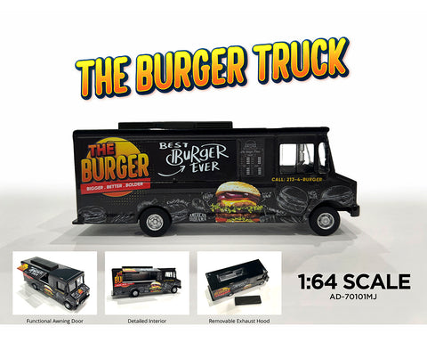 (Pre-Order) 1/64 American Diorama AD-70101MJ The Burger Truck LHD