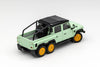 1/64 GCD 284 Land Rover Defender 110 Kahn 6x6 Pick Up Light Green RHD