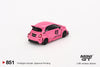 (Pre-Order) 1/64 Mini GT MGT00851-R Abarth 595 LB-Works x Abas Works Pink RHD