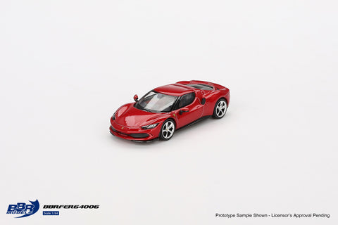 (Pre-Order) 1/64 BBR Models BBRFER64006 Ferrari 296 GTB Rosso Imola