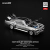 (Pre-Order) 1/64 Pop Race PR640195 Shelby Mustang GT500 1967 Grey/ Black