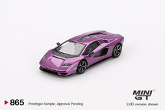 (Pre-Order) 1/64 Mini GT MGT00865-L Lamborghini Countach LPI 800-4 Viola 30th LHD