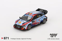 (Pre-Order) 1/64 Mini GT MGT00871-L Hyundai i20 N Rally1 Hybrid #11 2024 Rallye Monte-Carlo Winner LHD