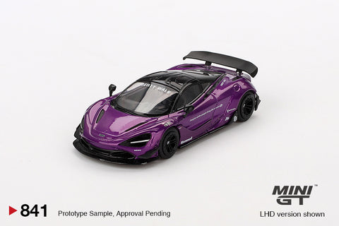 (Pre-Order) 1/64 Mini GT MGT00841-R McLaren 720S LB★Works Purple RHD