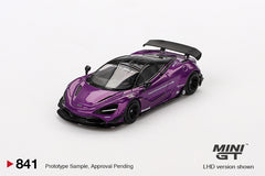 (Pre-Order) 1/64 Mini GT MGT00841-R McLaren 720S LB★Works Purple RHD