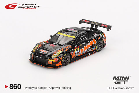 (Pre-Order) 1/64 Mini GT MGT00860-BL Nissan GT-R Nismo GT3 #10 "Ponos Gainer GT-R" Gainer 2023 Super GT Series LHD