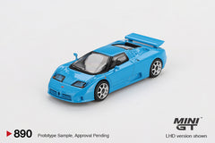 (Pre-Order) 1/64 Mini GT MGT00890-L Bugatti EB110 Super Sport Blu Bugatti LHD