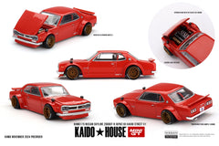 (Pre-Order) 1/64 Mini GT KHMG175 Nissan Skyline 2000GT-R (KPGC10) Kaido Street Red RHD