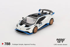 (Pre-Order) 1/64 Mini GT MGT00788-R Lamborghini Huracán STO Bianco Asopo RHD