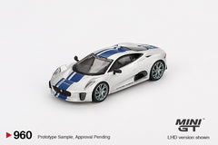 (Pre-Order) 1/64 Mini GT MGT00960-L Jaguar C-X75 Silver LHD