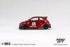 (Pre-Order) 1/64 Mini GT MGT00963-R LB-Works x Abas Works Abarth 595 Red RHD