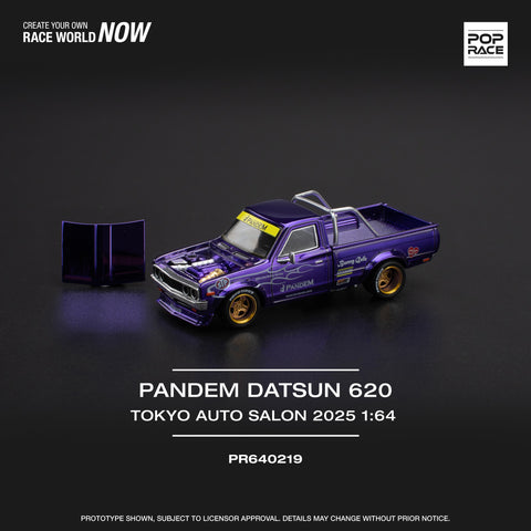 1/64 Pop Race PR640219 Pandem Datsun 620 Tokyo Auto Salon 2025