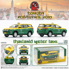 (Pre-Order) 1/64 BM Creations 64B0399 Toyota Fortuner 2018 Thailand Meter Taxi