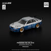 (Pre-Order) 1/64 Pop Race PR640264 Pandem Silvia S13 Moontech Blue
