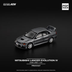 (Pre-Order) 1/64 Pop Race PR640327 Mitsubishi Lancer Evolution IV Dark Grey