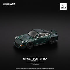 (Pre-Order) 1/64 Pop Race PR640326 Singer DLS Turbo (Road) Green