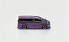 (Pre-Order) 1/64 Model Model MM64-ALPHARD-003 Toyota Alphard Customized Version Andrea Metallic Purple