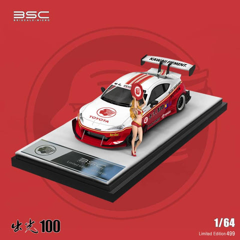 (Pre-Order) 1/64 BSC BSCT86IF Toyota GT86 Idemitsu #100 LHD w/ Figurine