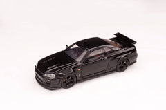 1/64 Motorhelix M63414 Nissan Skyline GT-R R34 Z-Tune Black Pearl