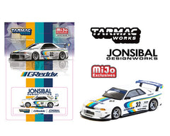 (Pre-Order) 1/64 Tarmac T64G-061-GDY Nissan Skyline GT-R (R32) Widebody Jonsiba Design Works x GReddy
