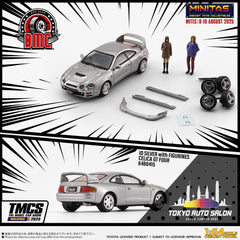 (Pre-Order) 1/64 BM Creations 64B0415 Toyota Celica GT-Four ID Silver RHD w/ Figurines