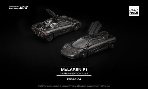 (Pre-Order) 1/64 Pop Race PR640164 McLaren F1 Carbon Edition