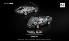 (Pre-Order) 1/64 Pop Race PR640390 Pandem 280ZX Gun Metal