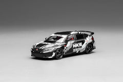 (Pre-Order) 1/64 Motorhelix M65320 Honda Civic Type R (FL5) HKS Livery Matte Black